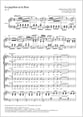 Le papillon et la fleur SSATB choral sheet music cover